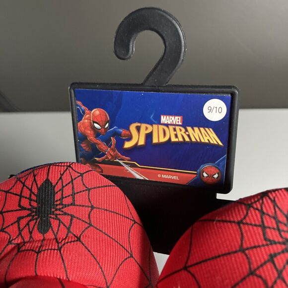 Marvel Spider-man Sock Slippers (Child’s Size 9/10) • NEW With Tags - Picture 8 of 8